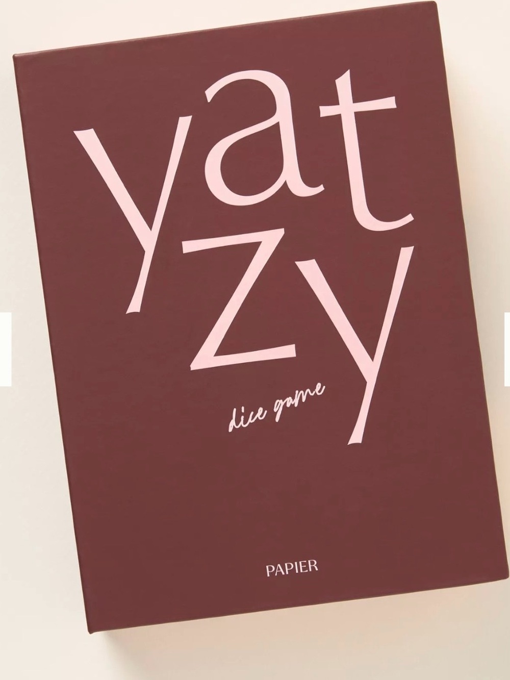 NWT, Anthropologie X Papier Yatzy Bookshelf Dice Game 🎲